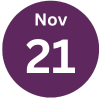 Nov 21 calendar icon